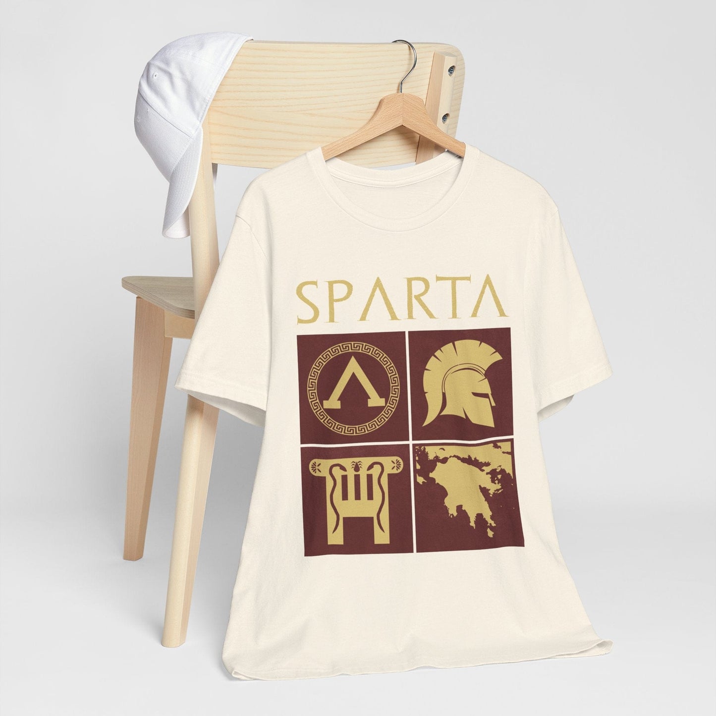 Natural / S Ancient Sparta - History of the Spartans T-shirt