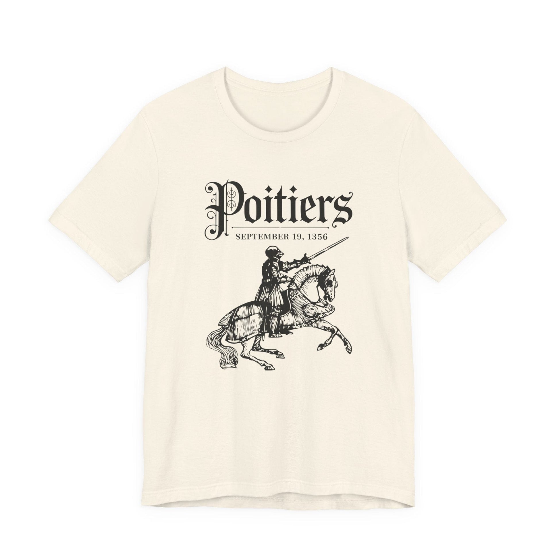 Natural / S Battle of Poitiers Knight T-Shirt