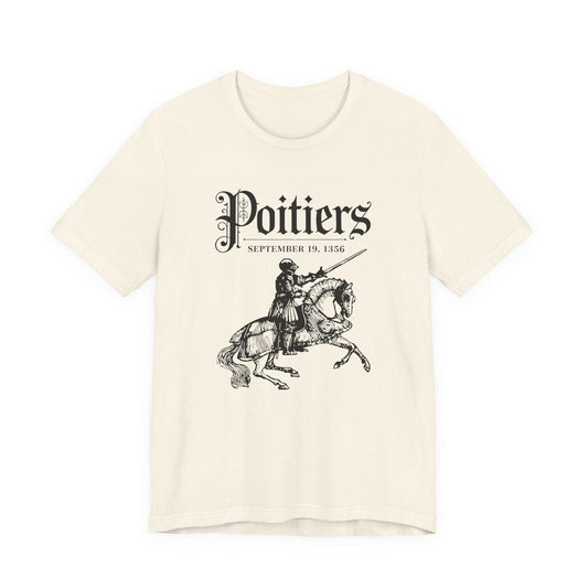 Natural / S Battle of Poitiers Knight T-Shirt