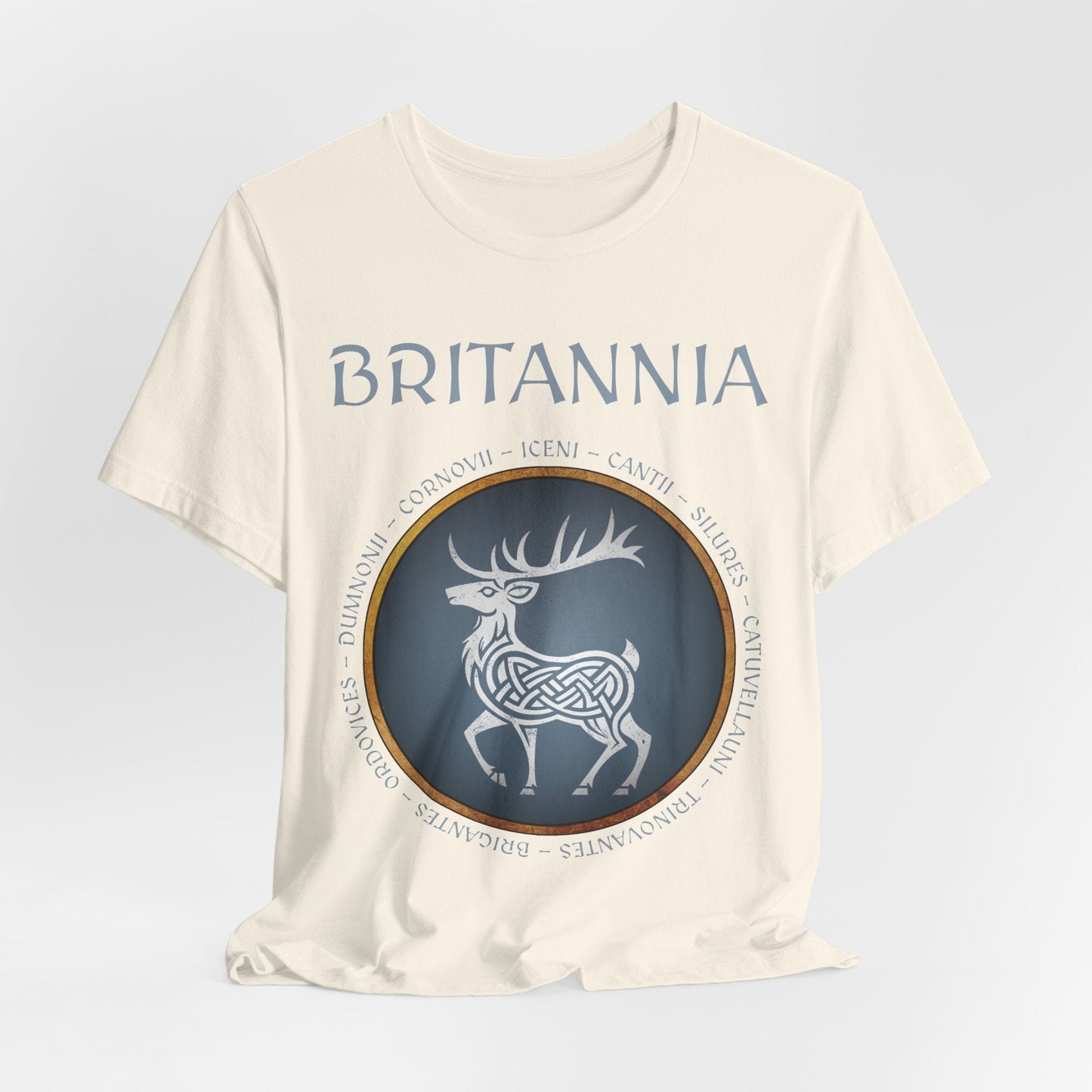 Natural / S Britannia Ancient Tribes T-Shirt