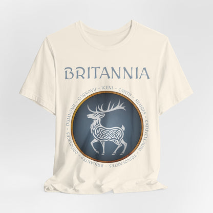 Natural / S Britannia Ancient Tribes T-Shirt