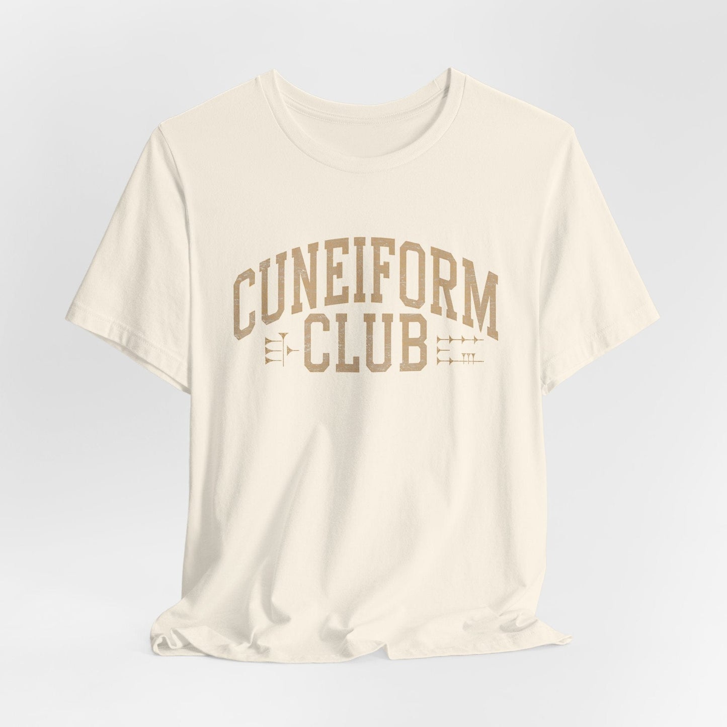 Natural / S Cuneiform Club T-Shirt