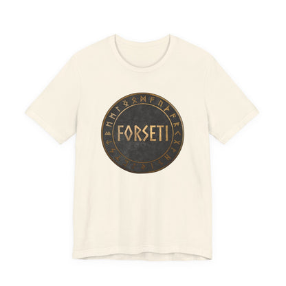 Natural / S Forseti Norse God T-Shirt