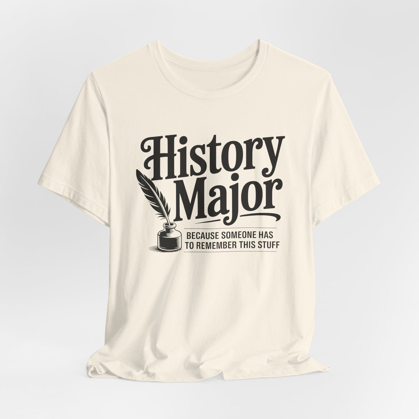 Natural / S Funny History Major T-Shirt