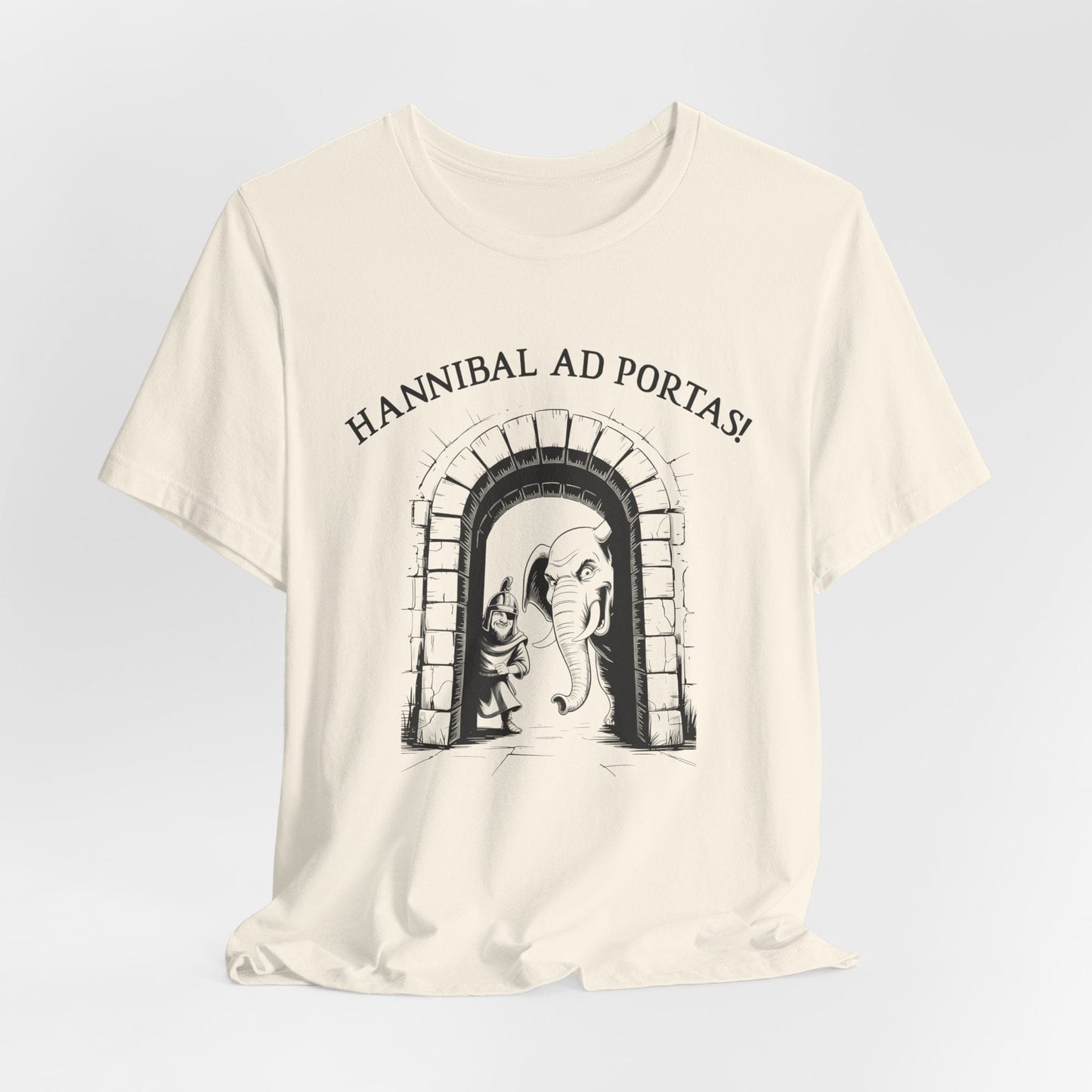 Natural / S Hannibal Ad Portas! Roman Propaganda Cartoon T-Shirt