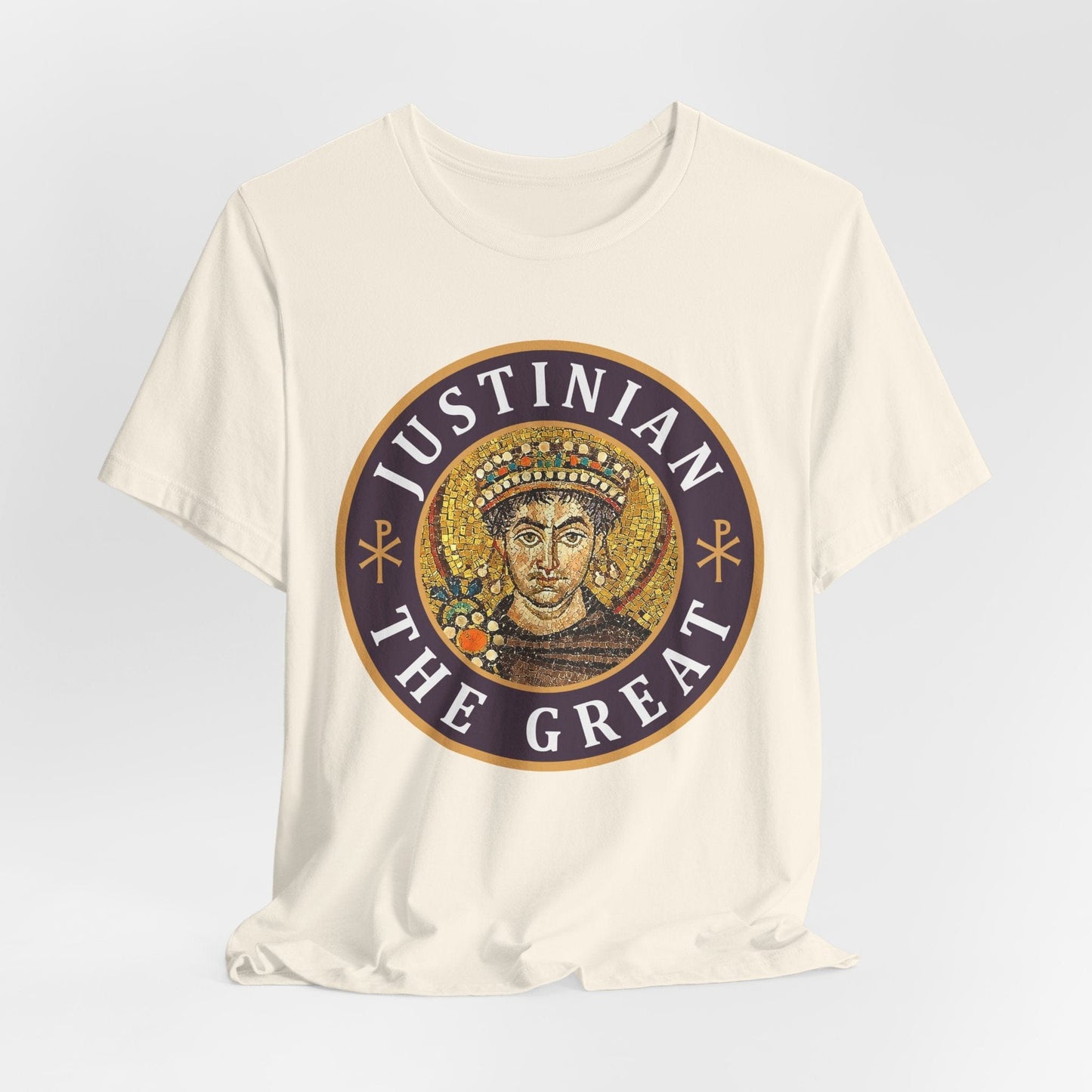 Natural / S Justinian the Great Byzantine Emperor T-Shirt