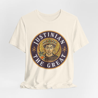 Natural / S Justinian the Great Byzantine Emperor T-Shirt