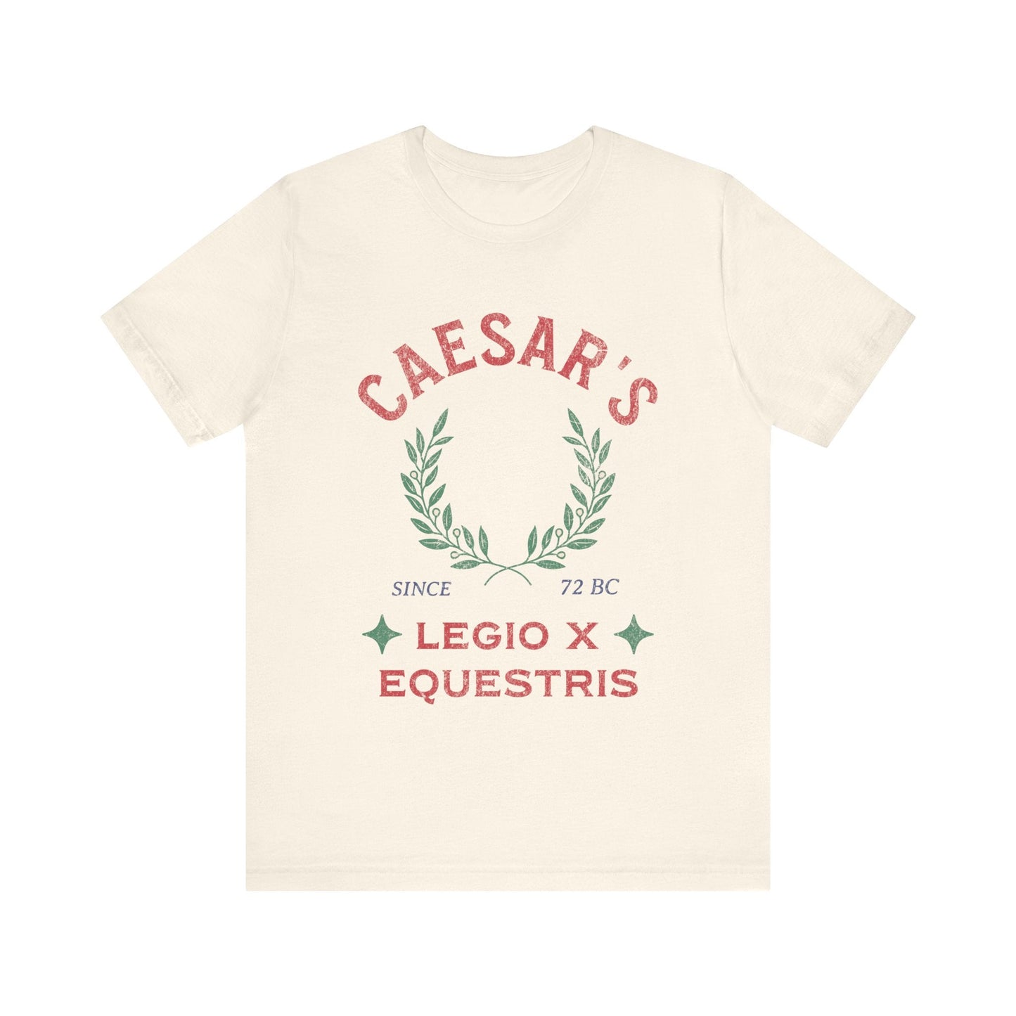 Natural / S Legio X Equestris - Julius Caesar's 10th Legion T-Shirt