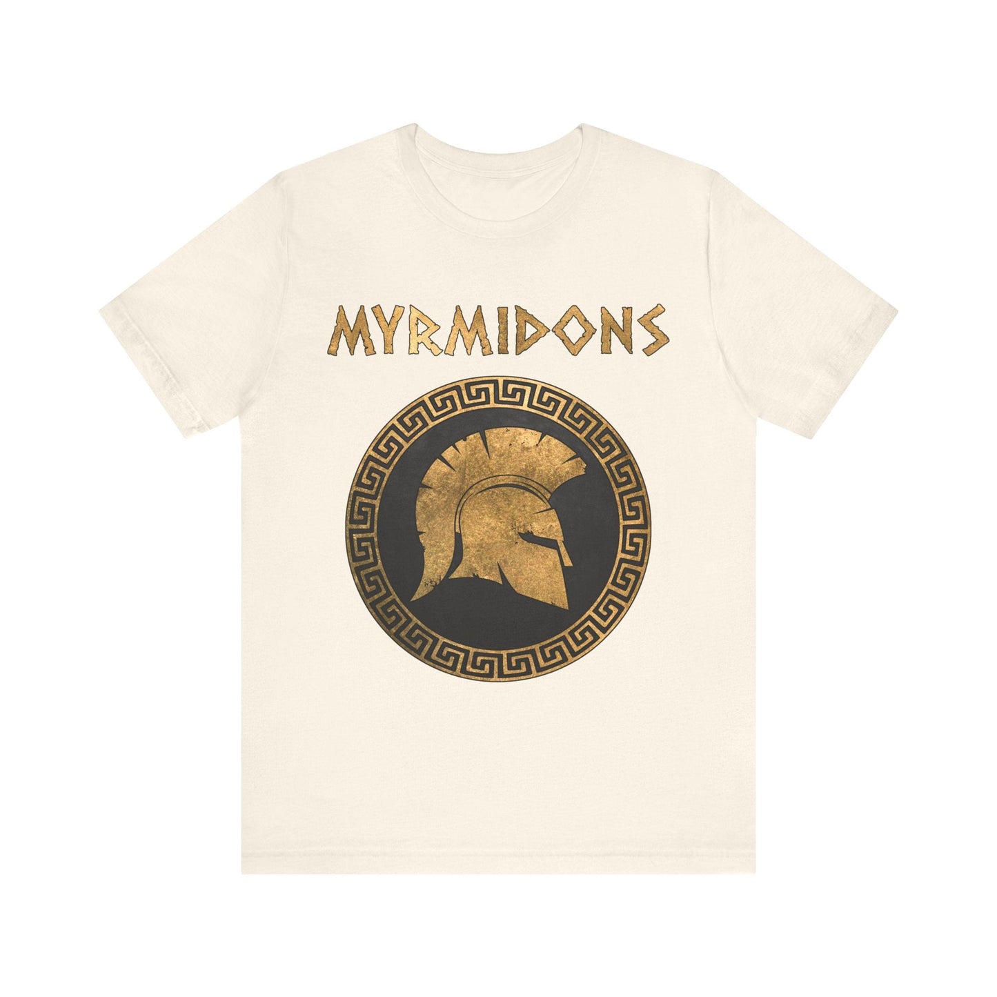 Natural / S Myrmidons Warriors of Pythia and Achilles T-Shirt
