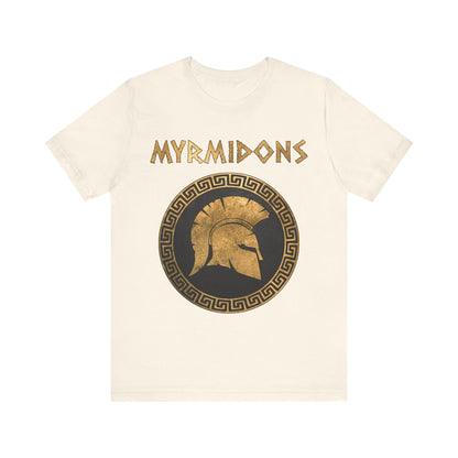 Natural / S Myrmidons Warriors of Pythia and Achilles T-Shirt