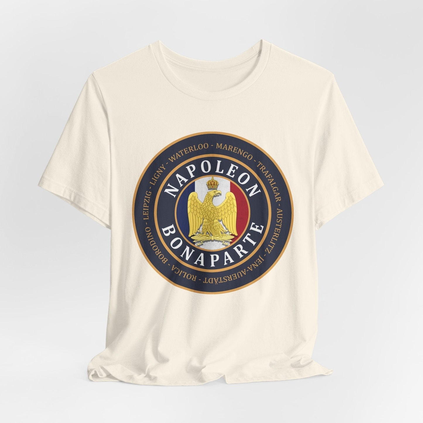 Natural / S Napoleon Bonaparte - Napoleonic Wars Battles  T-Shirt