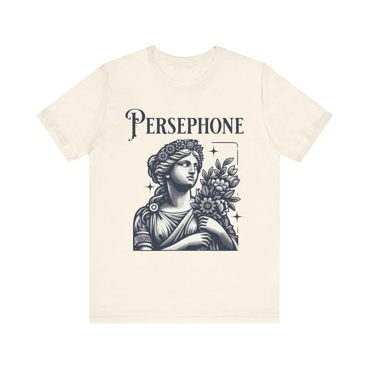 Natural / S Persephone Greek Goddess T-shirt