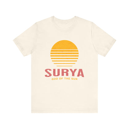 Natural / S Surya God of the Sun - Hindu Mythology and Hinduism T-shirt