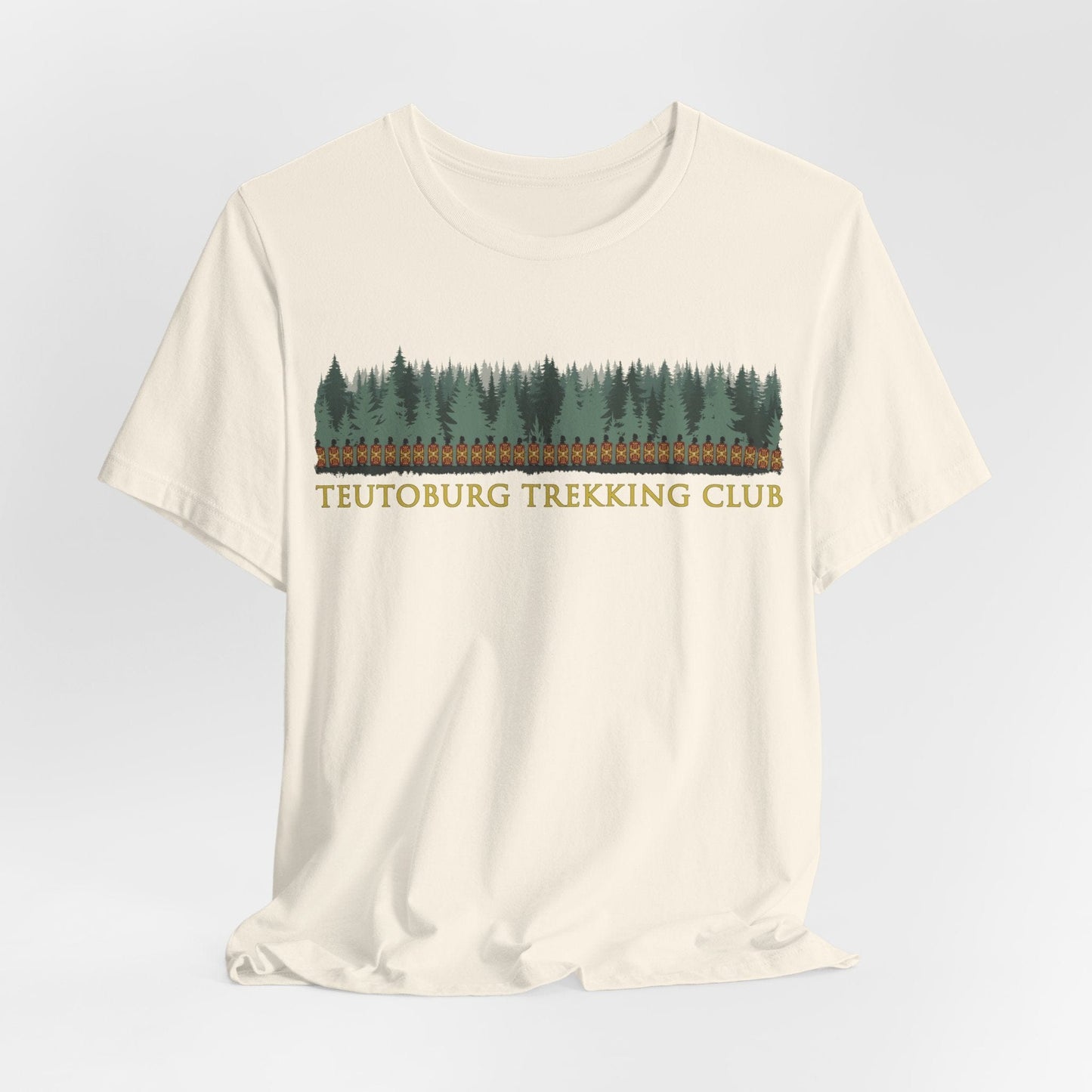 Natural / S Teutoburg Trekking Club - Funny Roman History T-Shirt