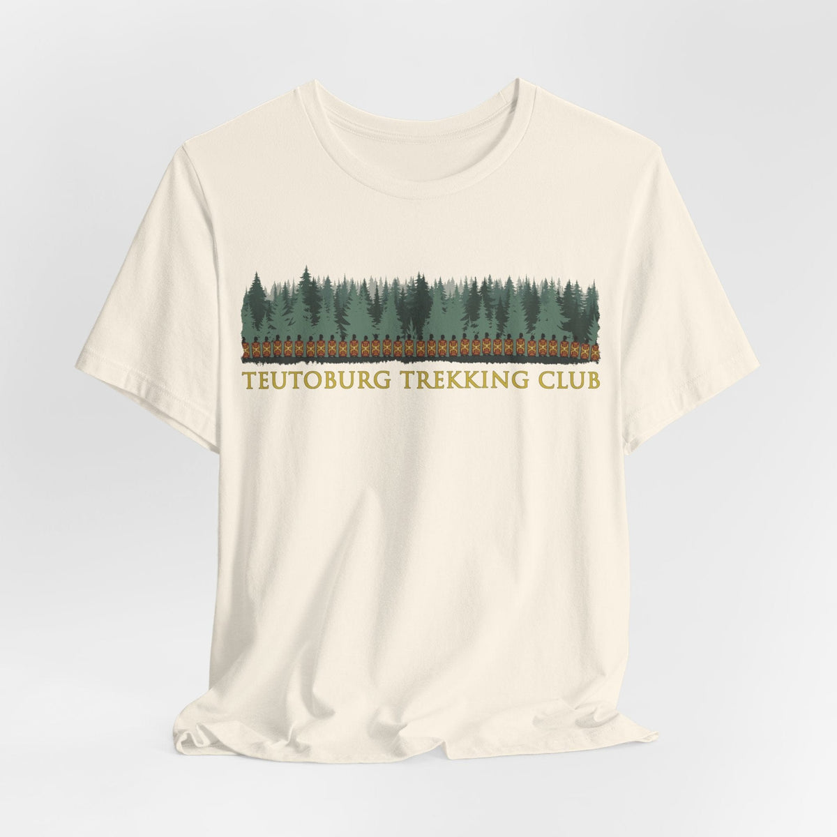 Natural / S Teutoburg Trekking Club - Funny Roman History T-Shirt