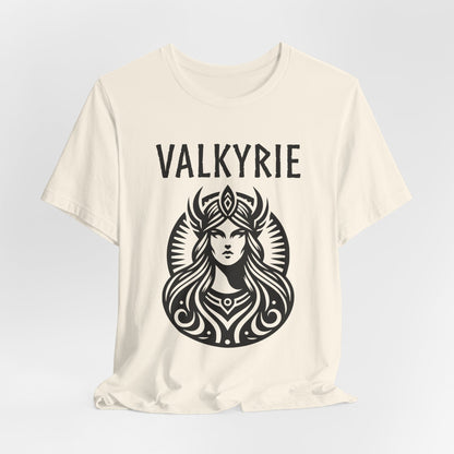 Natural / S Valkyrie Norse Mythology T-Shirt