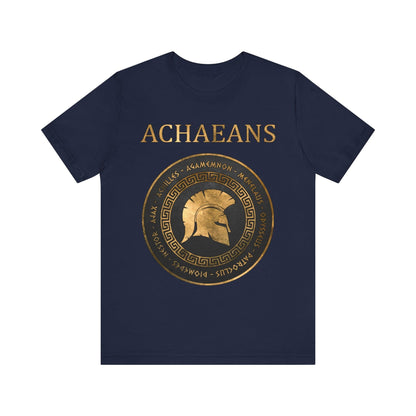 Navy / S Achaeans Greek Heroes of the Trojan War T-shirt