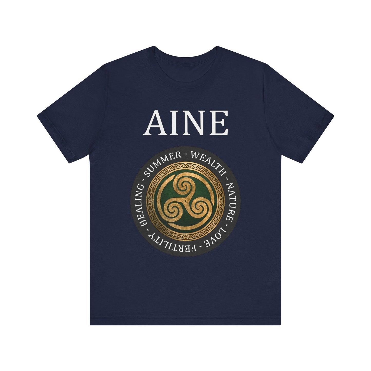 Navy / S Aine Ancient Celtic and Irish Goddess T-Shirt