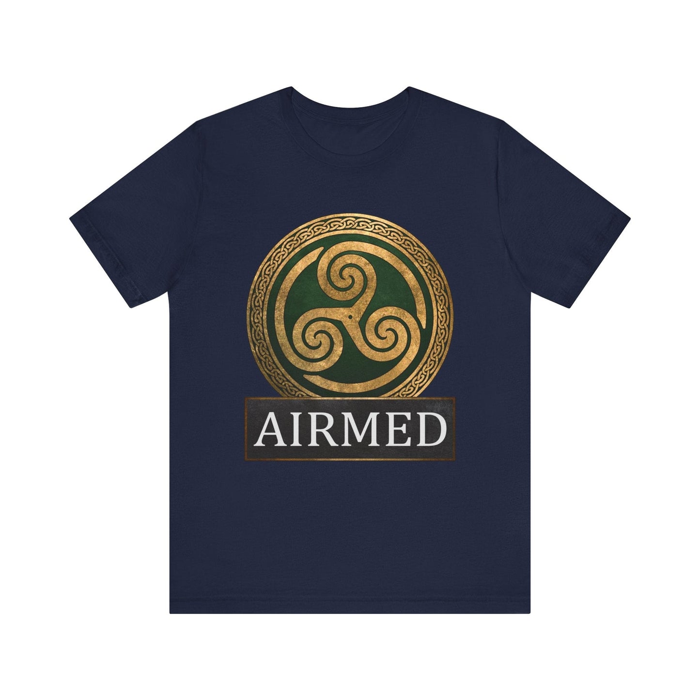 Navy / S Airmed Celtic Goddess T-Shirt