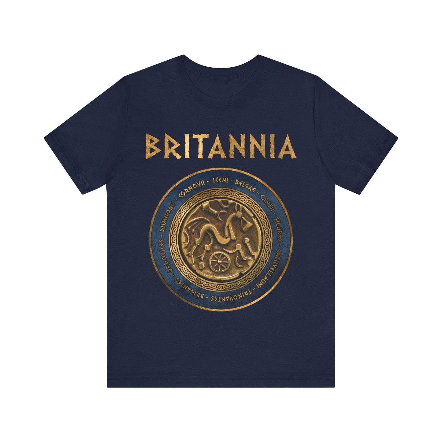 Navy / S Ancient Britannia Tribes T-shirt