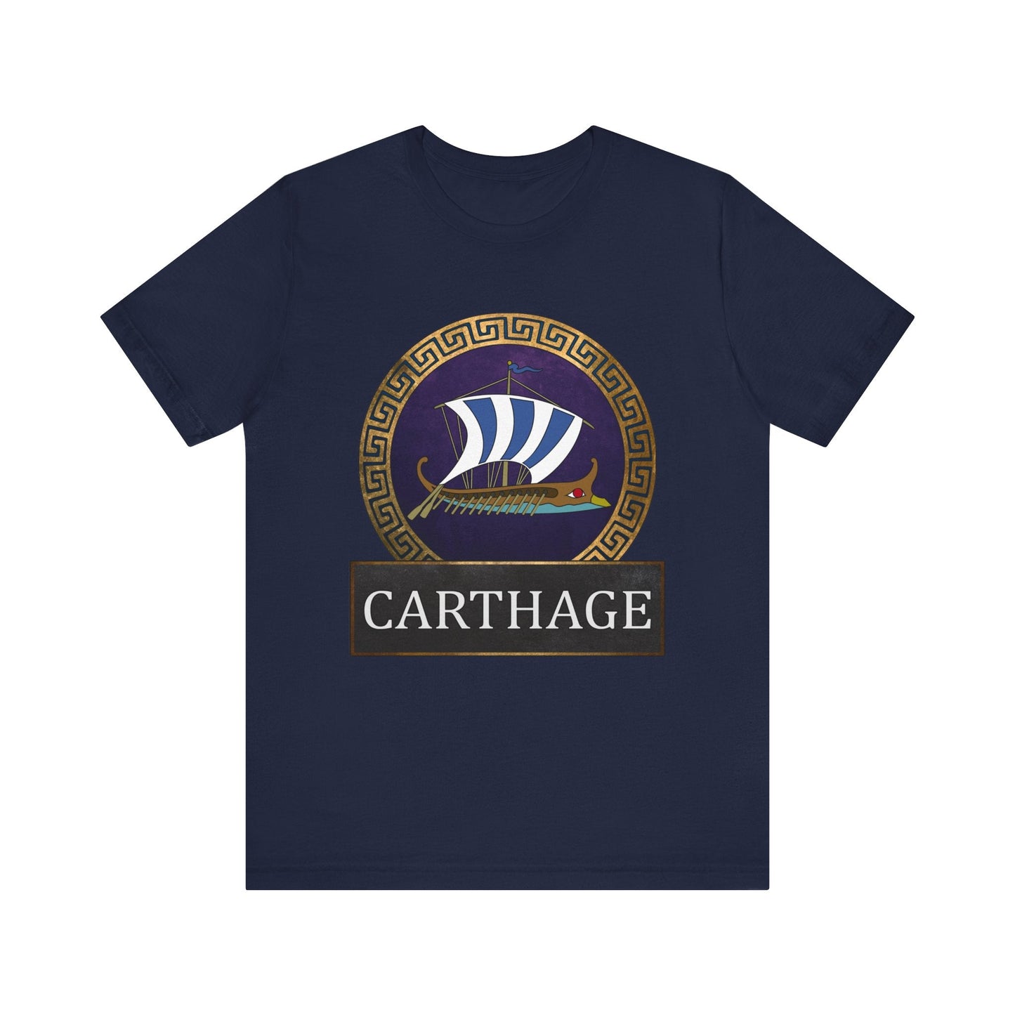 Navy / S Ancient Carthage - Carthaginian Navy T-shirt
