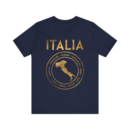 Navy / S Ancient Italian Tribes of Italia Ancient Italy T-Shirt