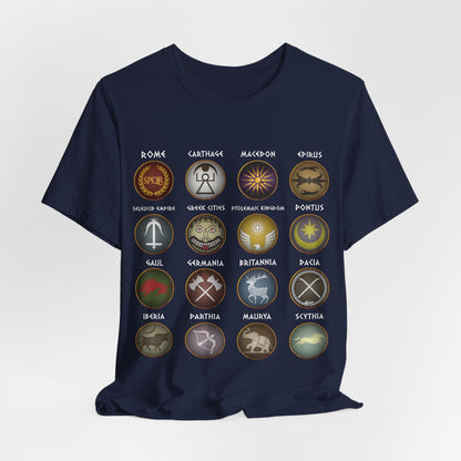 Navy / S Ancient World 3rd Century BC - T-Shirt