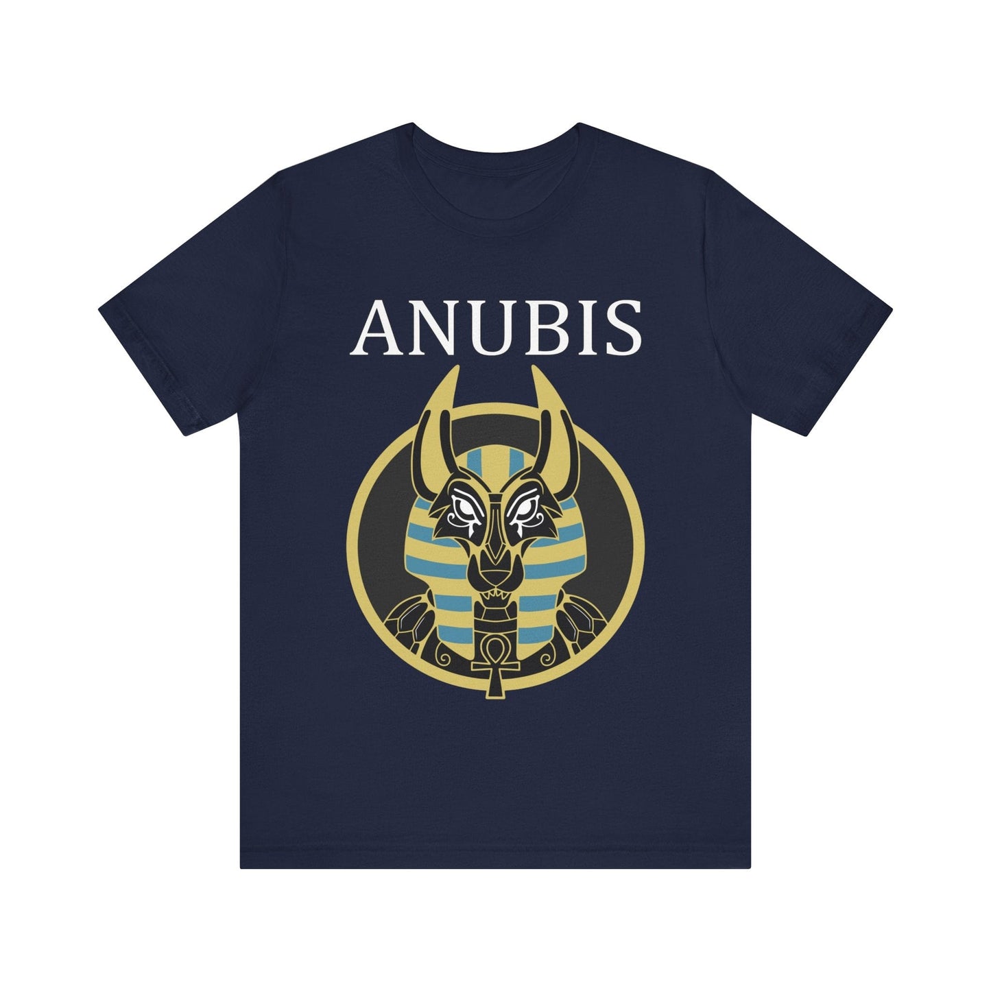 Navy / S Anubis Egyptian God of the Dead T-Shirt