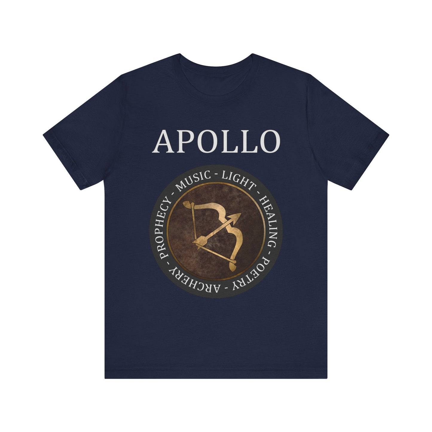 Navy / S Apollo Ancient Greek God - Bow of Apollo T-Shirt