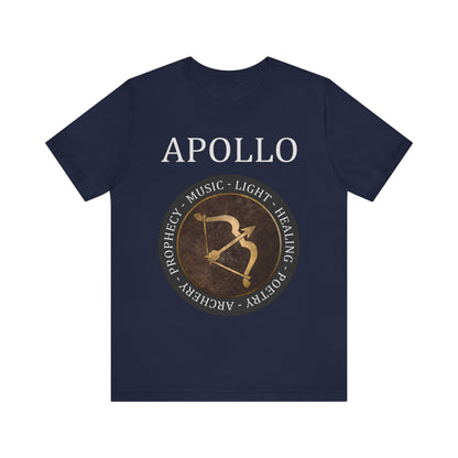 Navy / S Apollo Ancient Greek God - Bow of Apollo T-Shirt