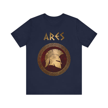 Navy / S Ares Ancient Greek God of War T-Shirt