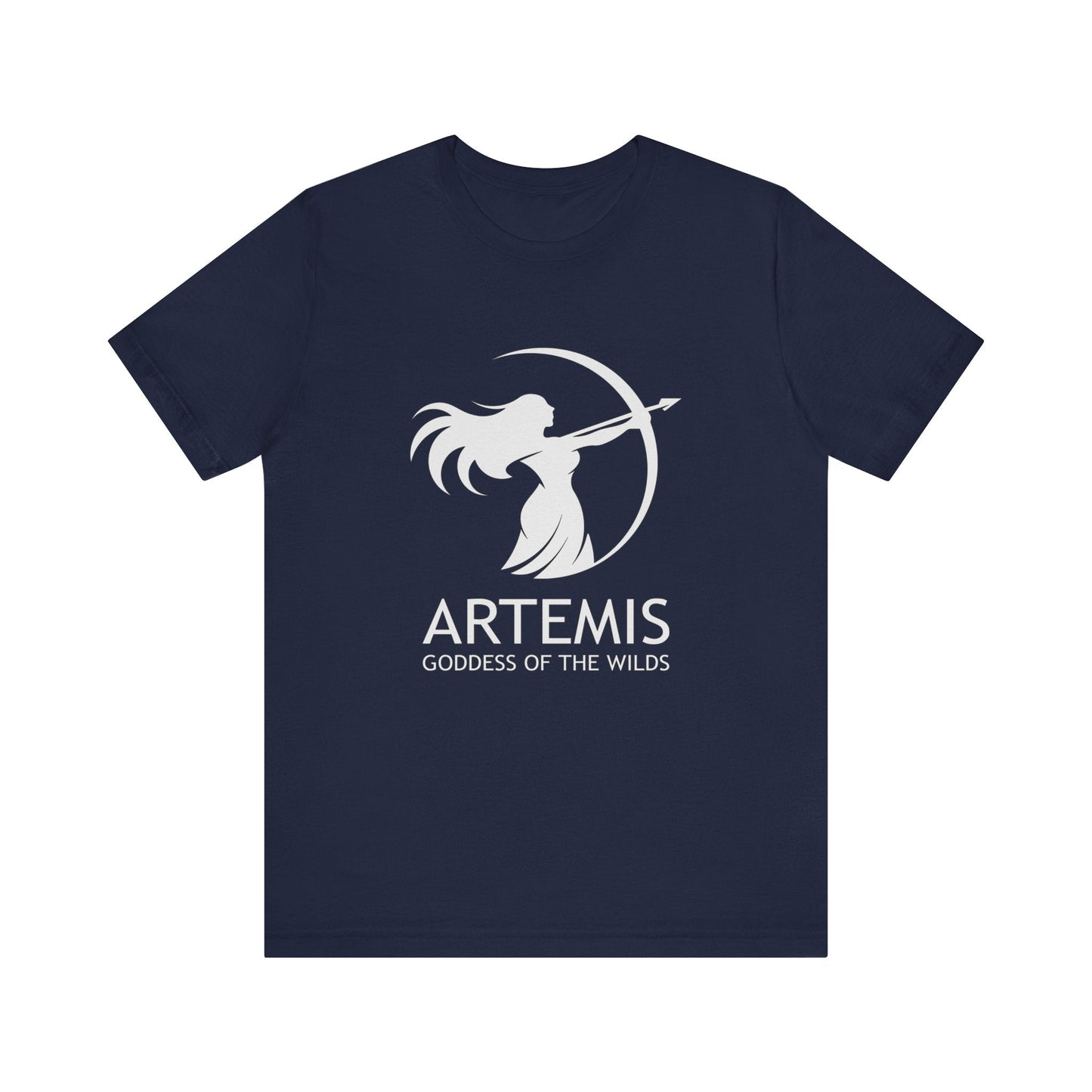 Navy / S Artemis Goddess of the Wilds - Greek Mythology T-Shirt