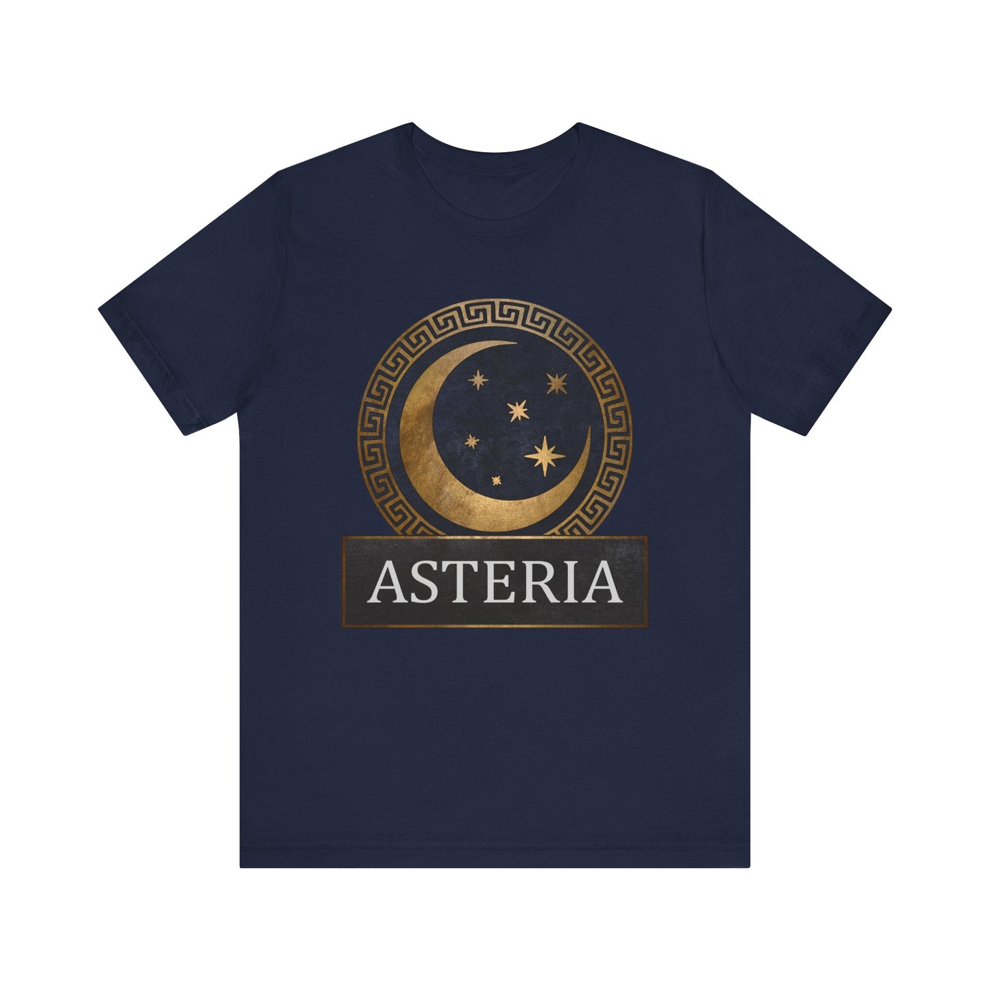 Navy / S Asteria Greek Goddess of the Stars T-Shirt