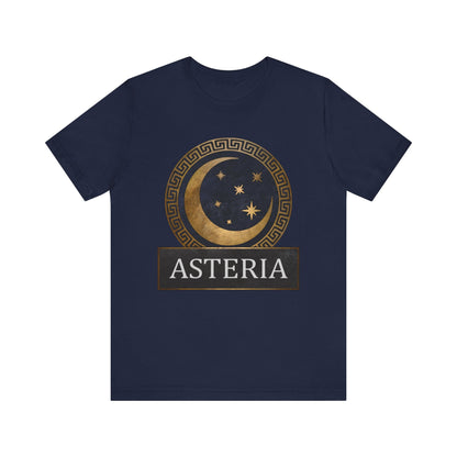 Navy / S Asteria Greek Goddess of the Stars T-Shirt