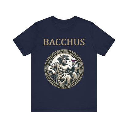 Navy / S Bacchus Roman God of Wine, Madness and Festivals T-Shirt