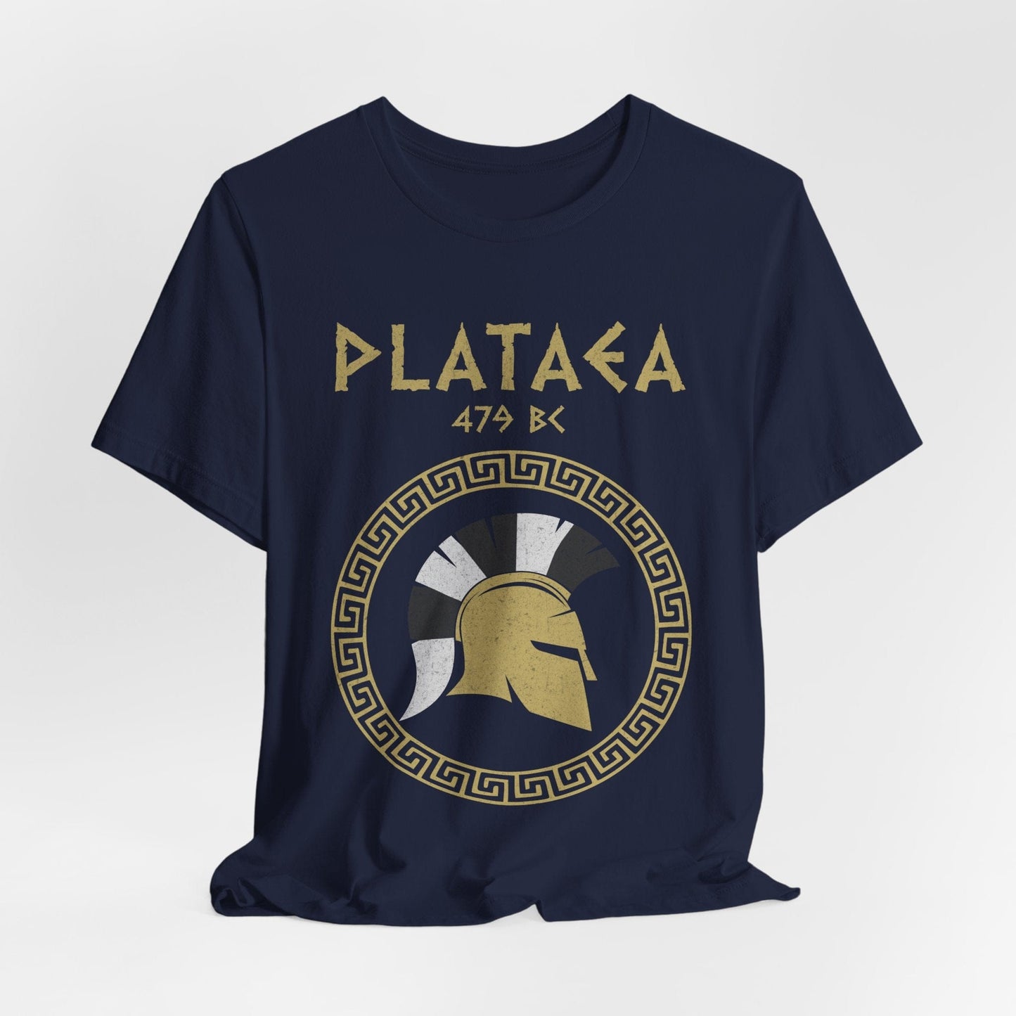 Navy / S Battle of Plataea - Greek Hoplite T-Shirt