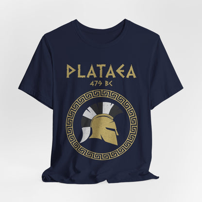 Navy / S Battle of Plataea - Greek Hoplite T-Shirt