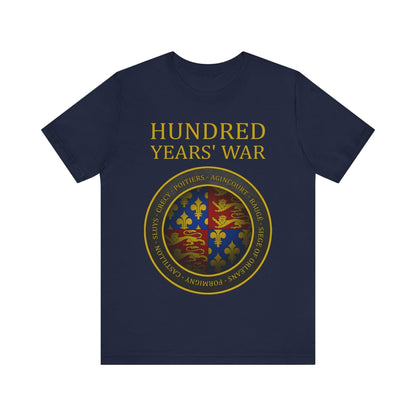 Navy / S Battles of the Hundred Years' War T-Shirt
