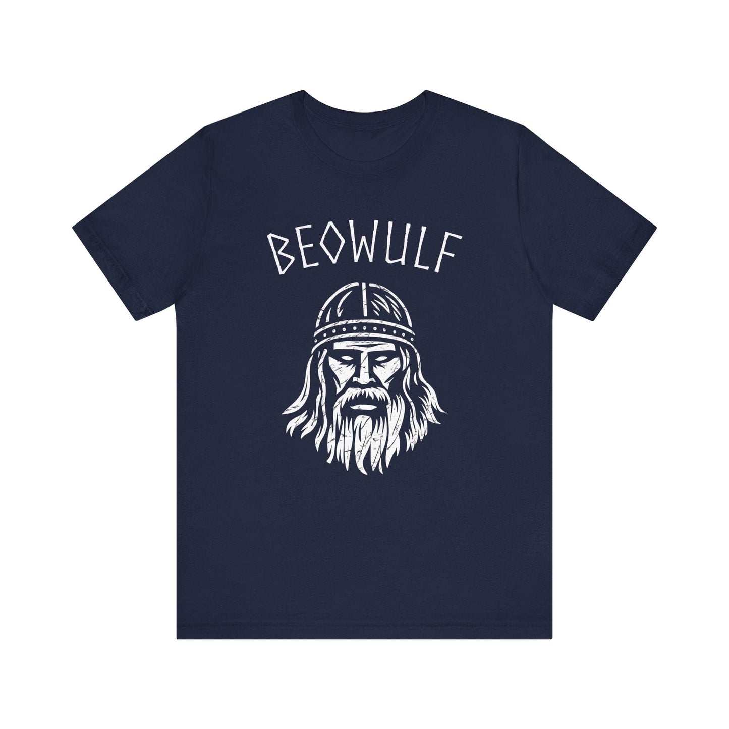 Navy / S Beowulf - Warrior of the Geats - Epic of Beowulf T-shirt