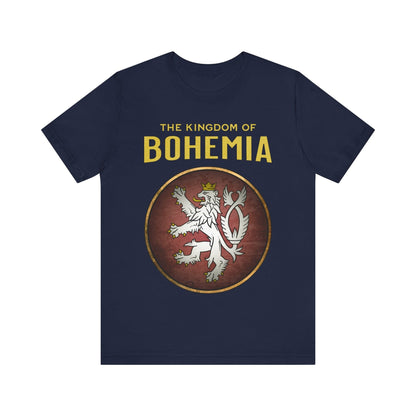 Navy / S Bohemia - The Kingdom of Bohemia Heraldry T-shirt