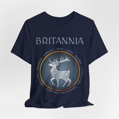 Navy / S Britannia Ancient Tribes T-Shirt