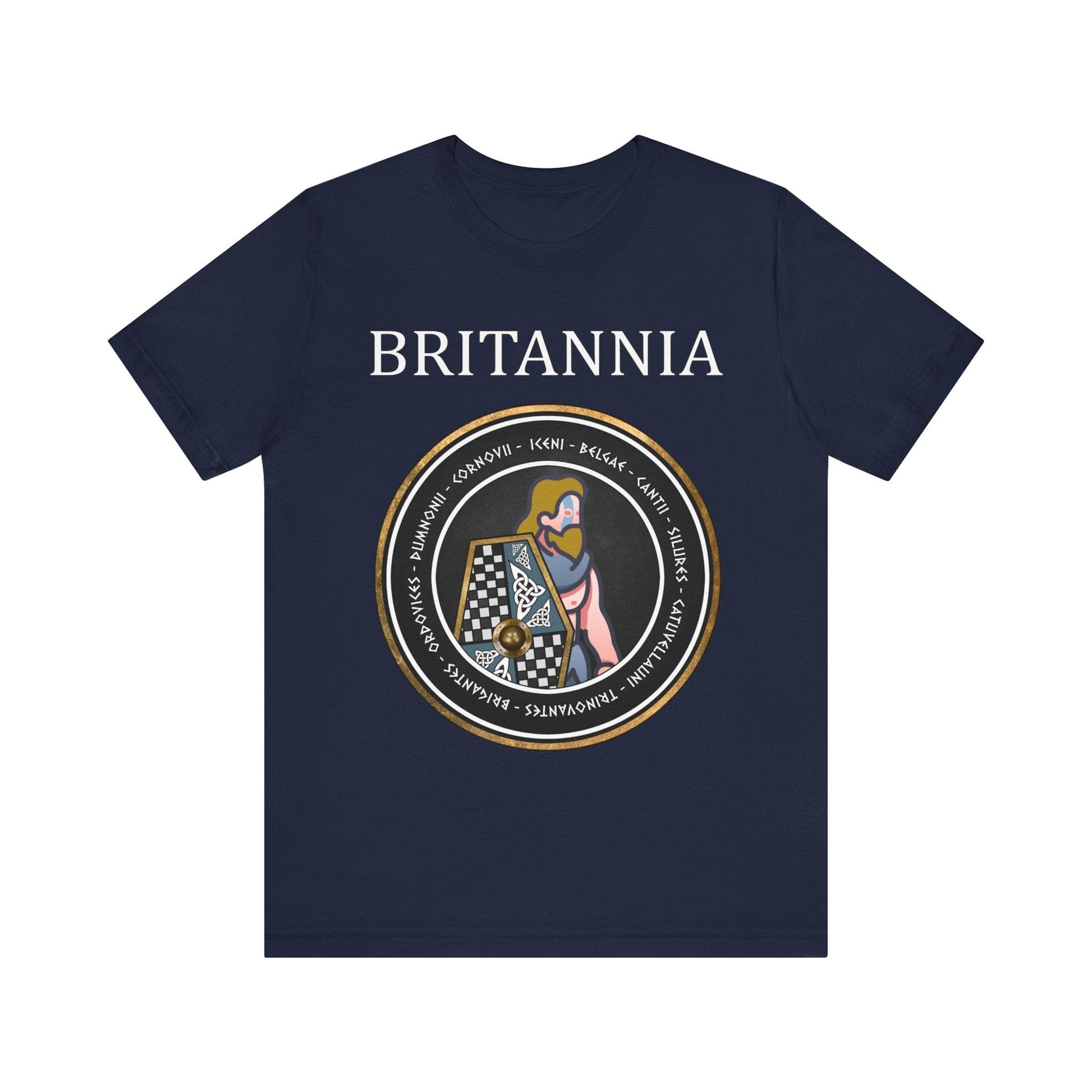 Navy / S Britannia - Tribes of Ancient Britain - Woad Warrior T-Shirt