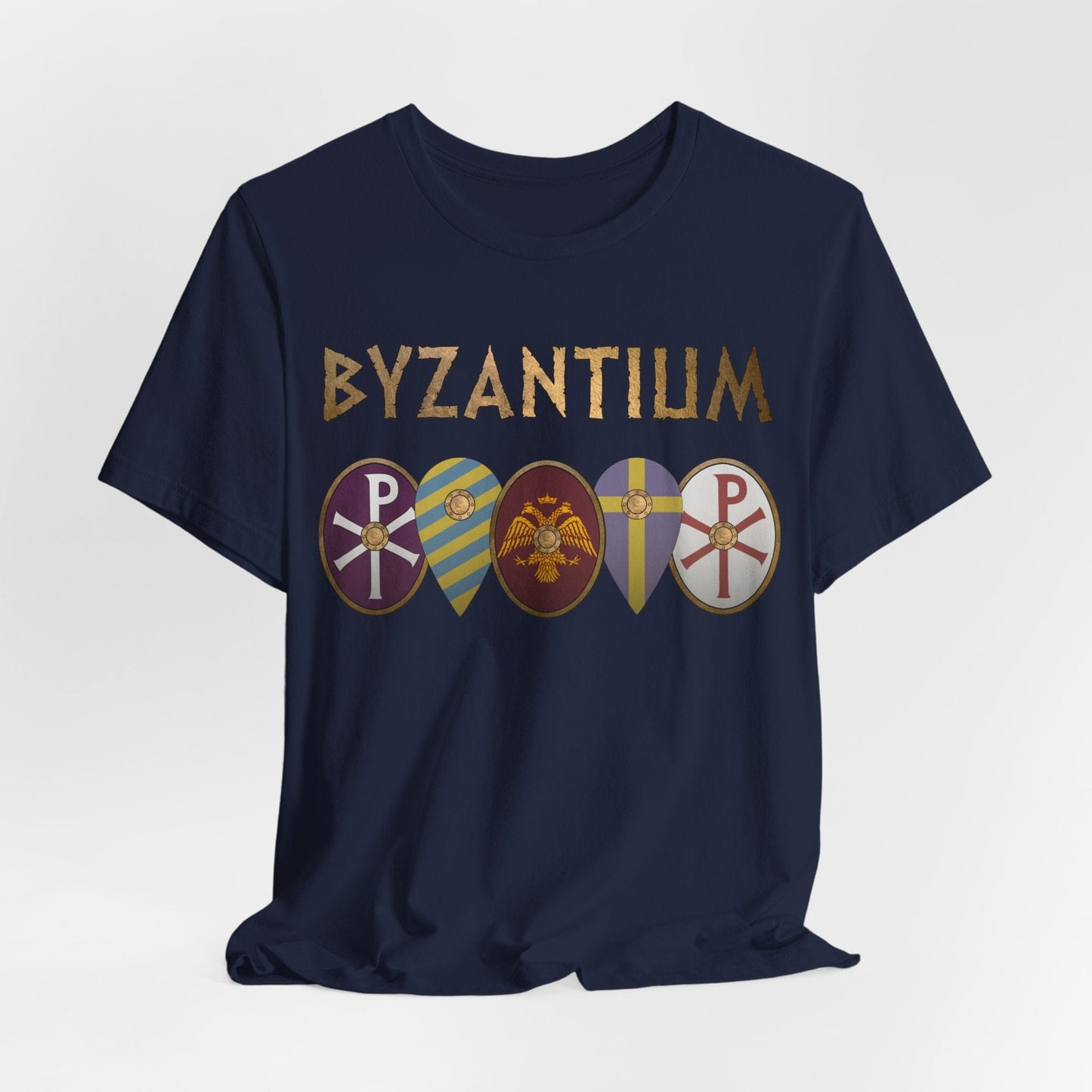 Navy / S Byzantium Shields T-Shirt