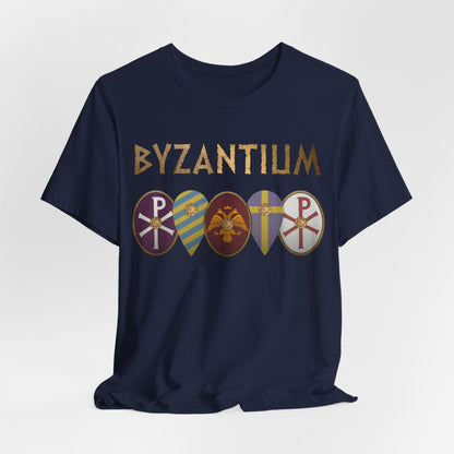 Navy / S Byzantium Shields T-Shirt