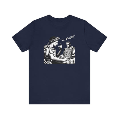 Navy / S Caesar and Brutus Battleship - Et tu, Brute? Pun T-Shirt