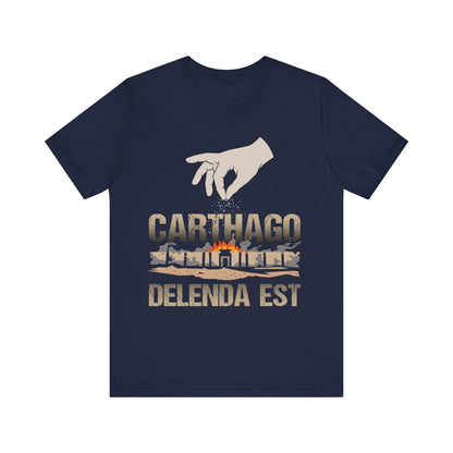 Navy / S Carthago Delenda Est - Salting of Carthage T-Shirt