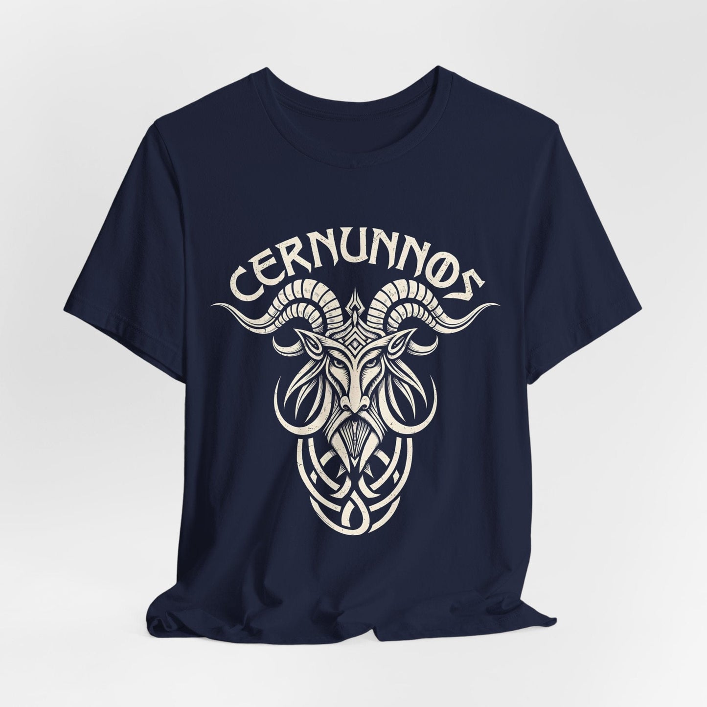 Navy / S Cernunnos Celtic Mythology T-Shirt