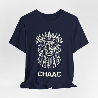 Navy / S Chaac Mayan God of Storms T-Shirt