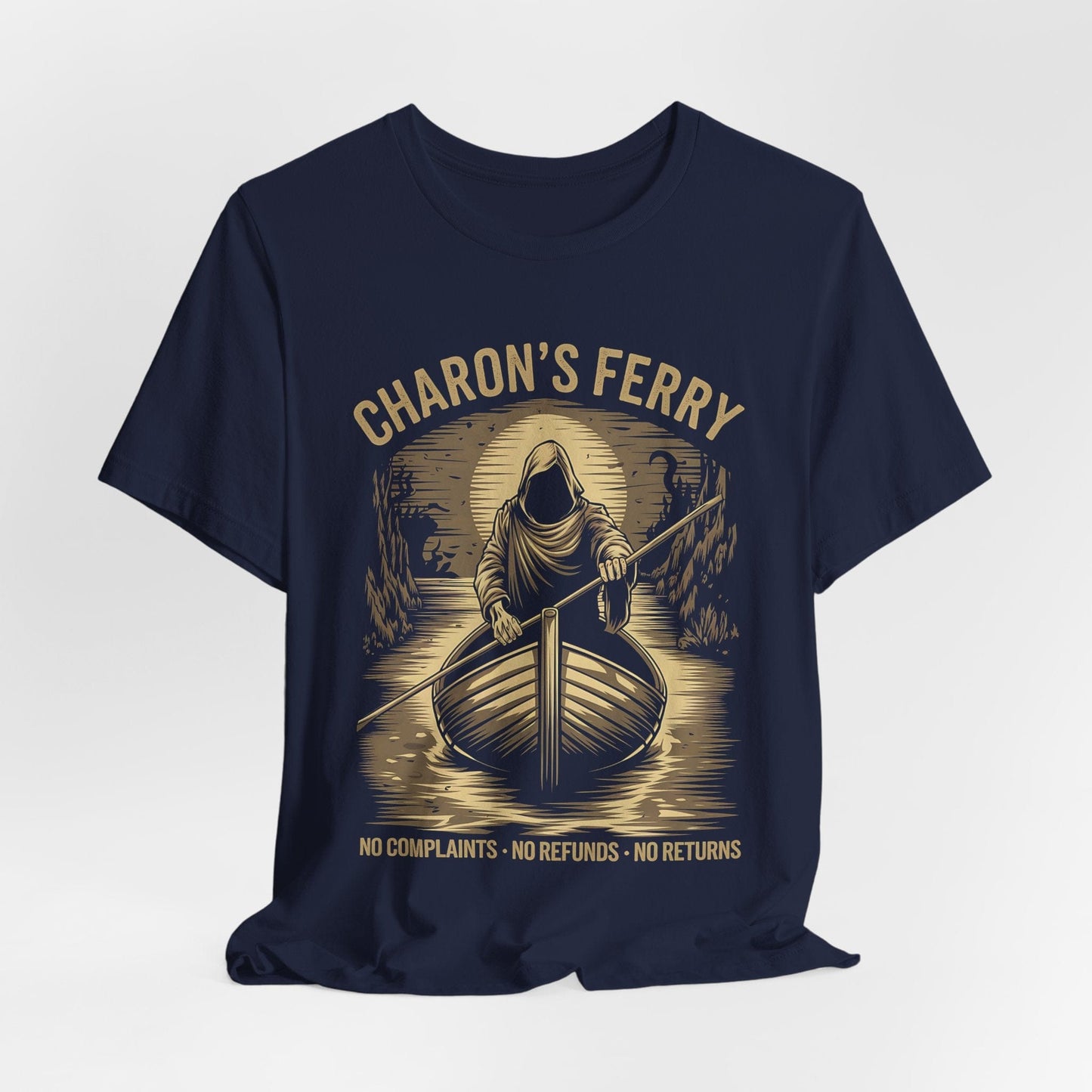 Navy / S Charon's Ferry - Styx River Tours T-Shirt
