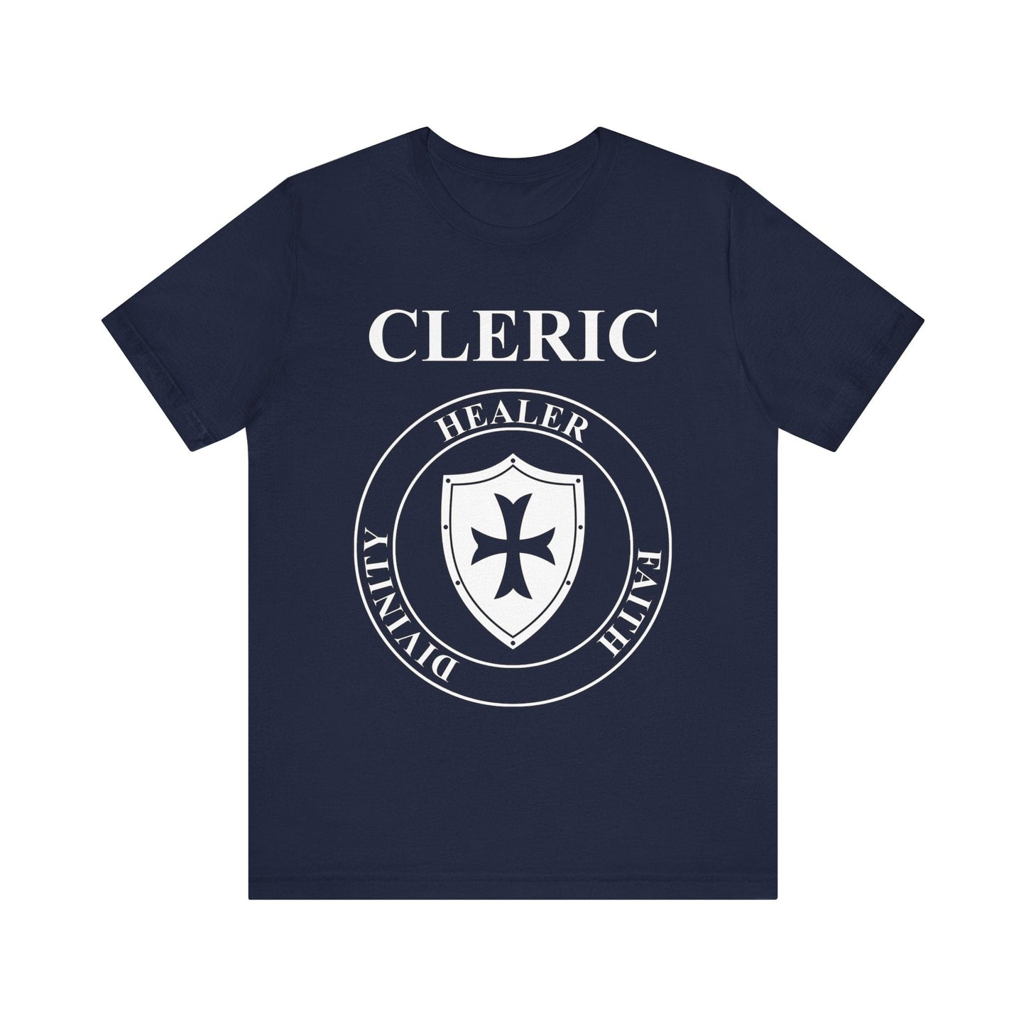 Navy / S Cleric Holy Warrior T-Shirt